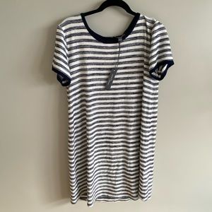NWT Navy and Whote Teeshirt dress